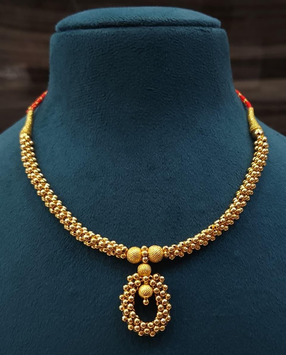 Signature Ethnic Gold Beads Set
